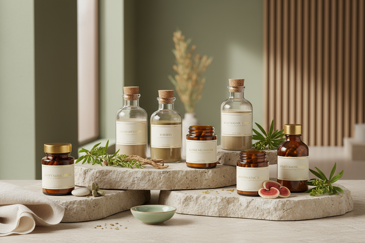 Adaptogene & Vitalpilze: Der ultimative Guide zu Ashwagandha, Shilajit, Ginseng & Löwenmähne