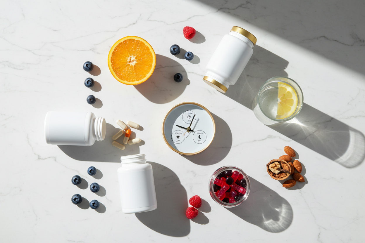 Wann welche Nahrungsergänzungsmittel einnehmen? Der ultimative Timing-Guide