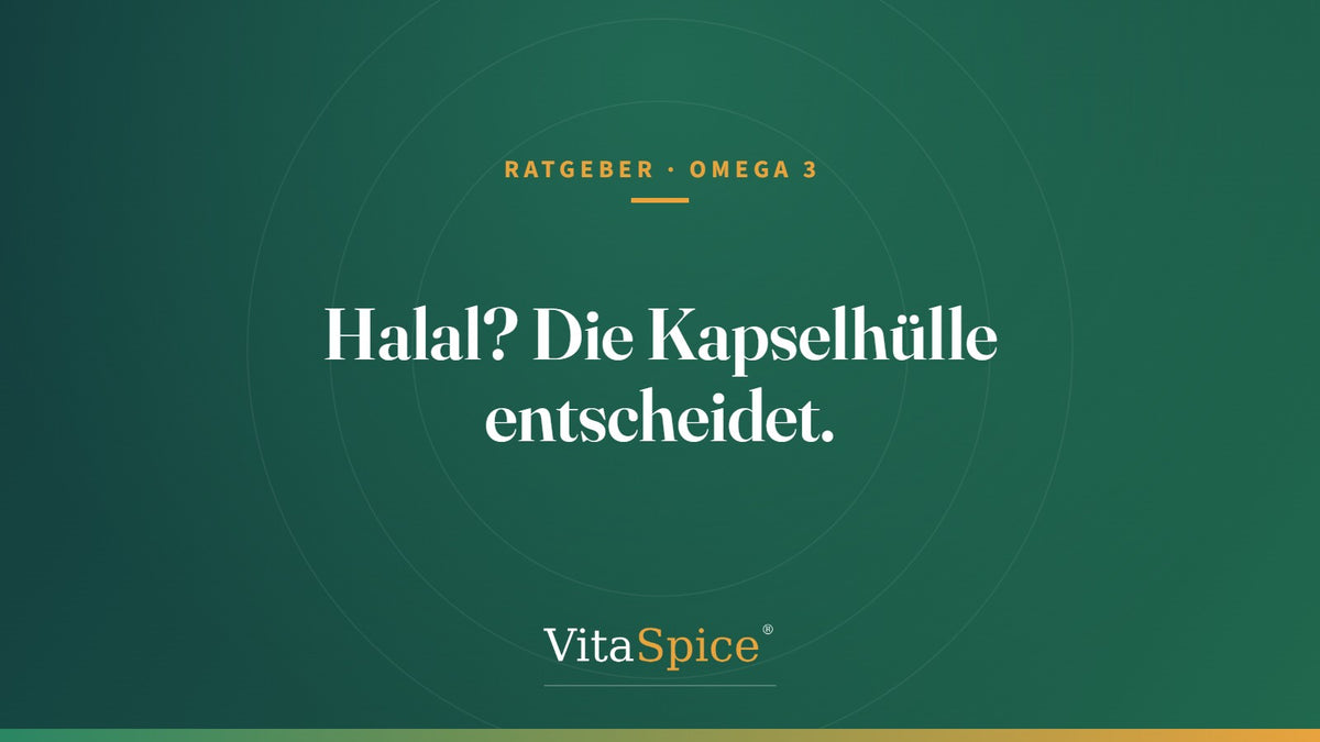 Ratgeber Omega 3 halal