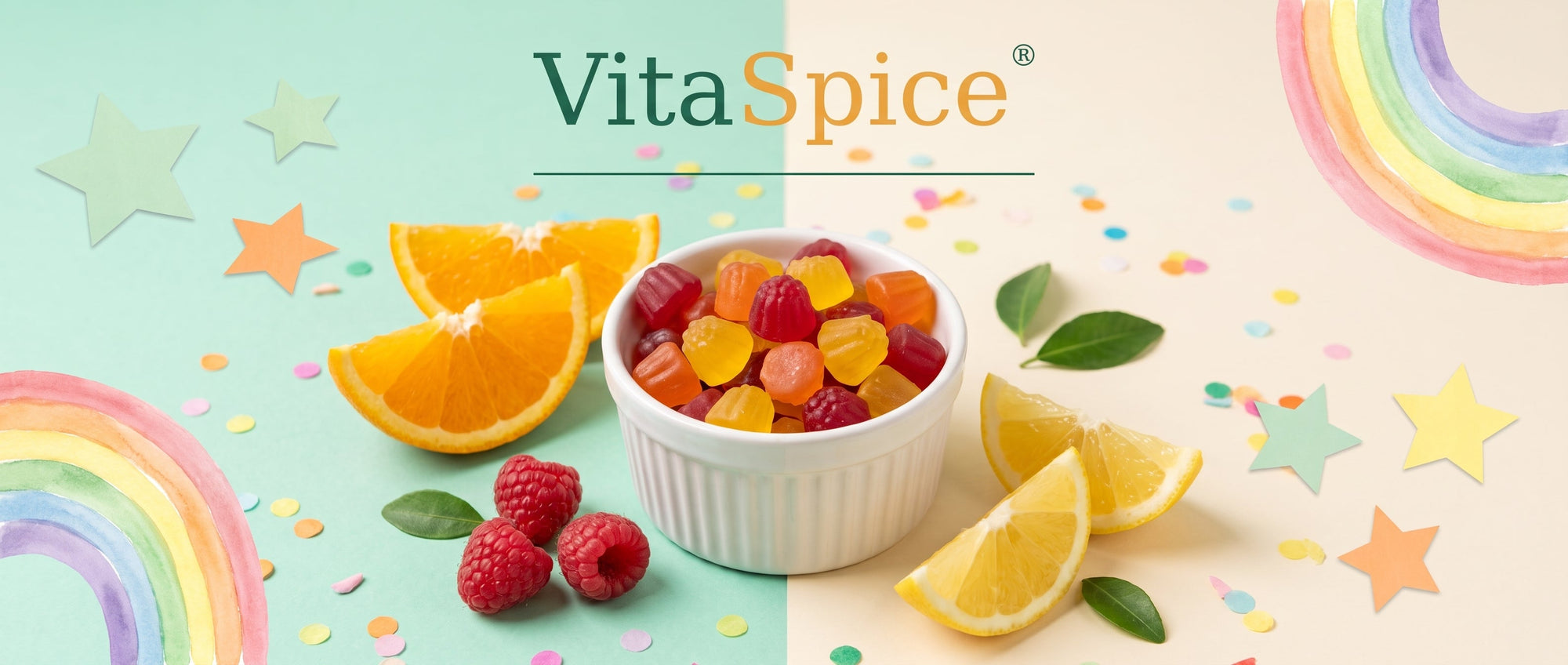 VitaSpice Kids Kollektion – vegane Gummies mit Vitaminen und Omega-3 für Kinder