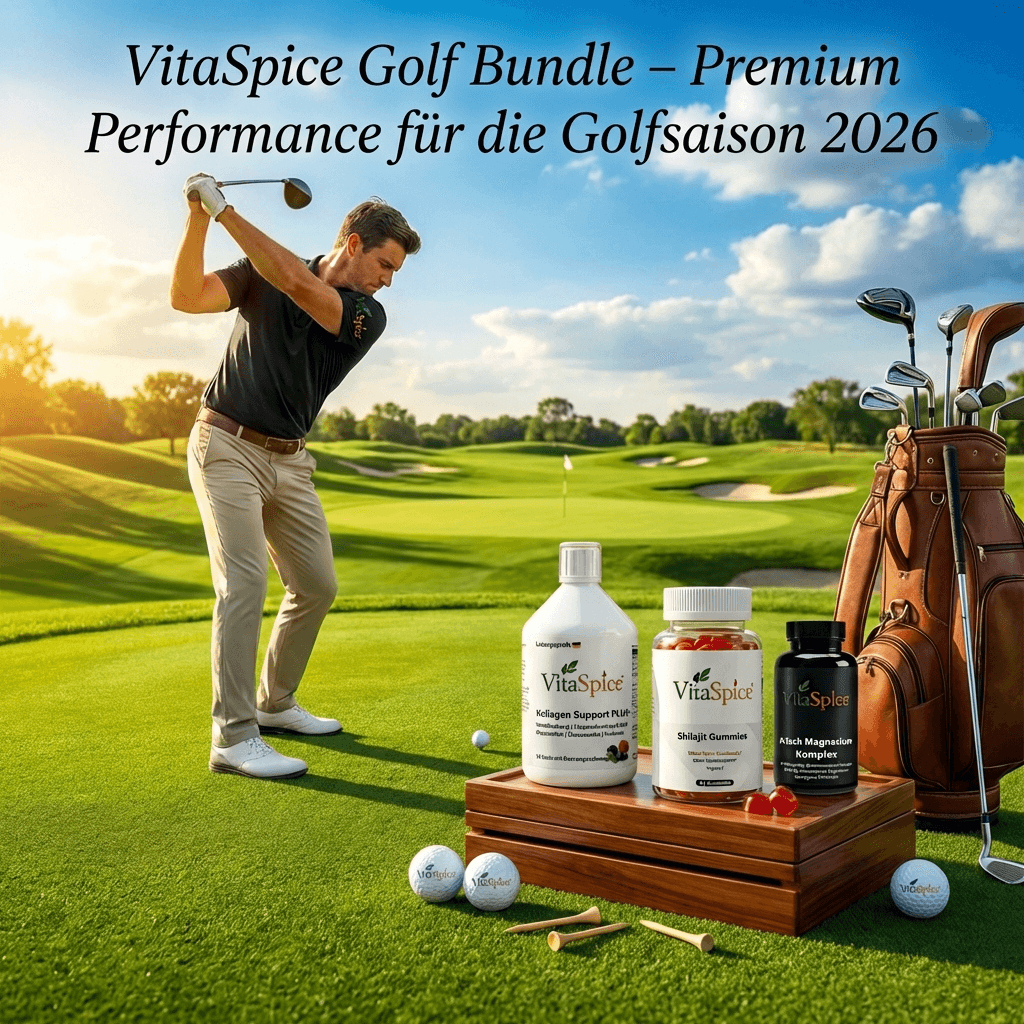 Golfer Abschlag Golf Bundle Vitaspice Produkte