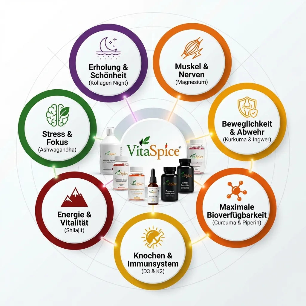 Karussell der Nahrungsergänzungsmittel Anwendungsbereiche