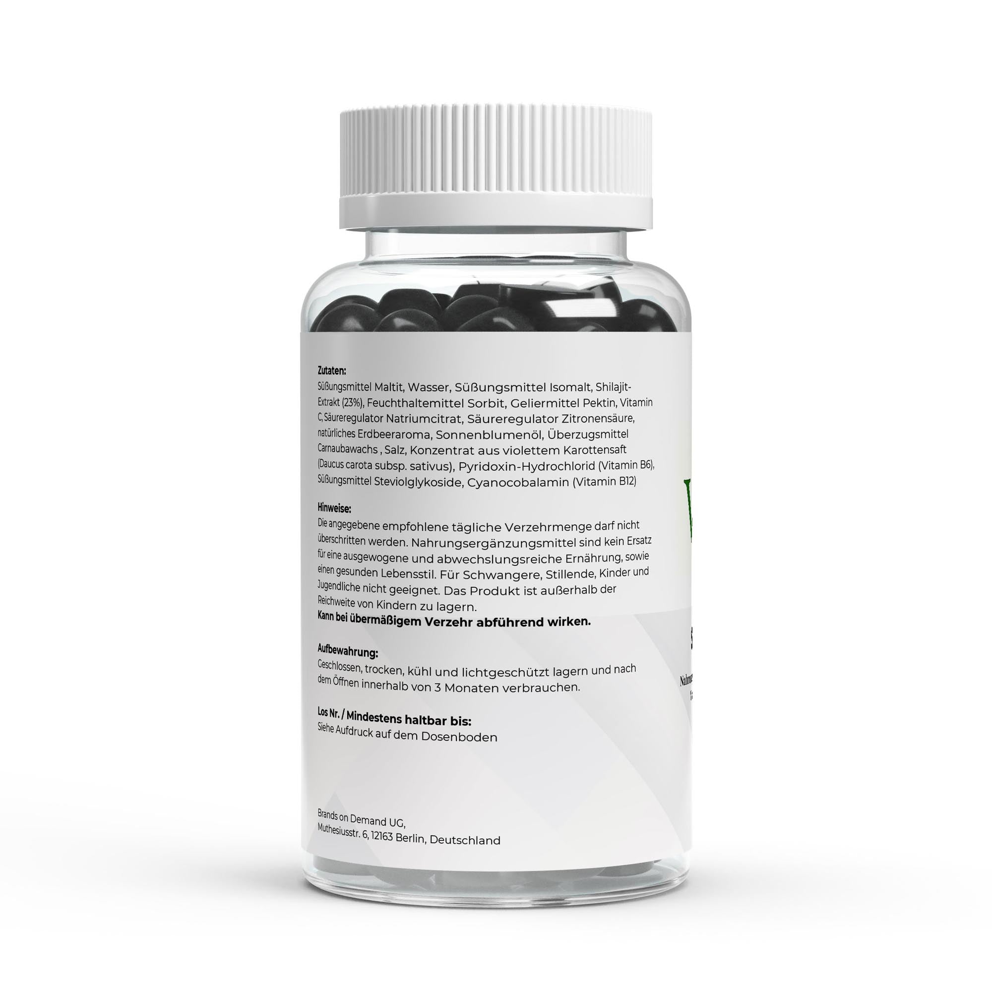 Premium Shilajit Vitamin C B6 Gummies Anwendung - Tägliche Dosierung