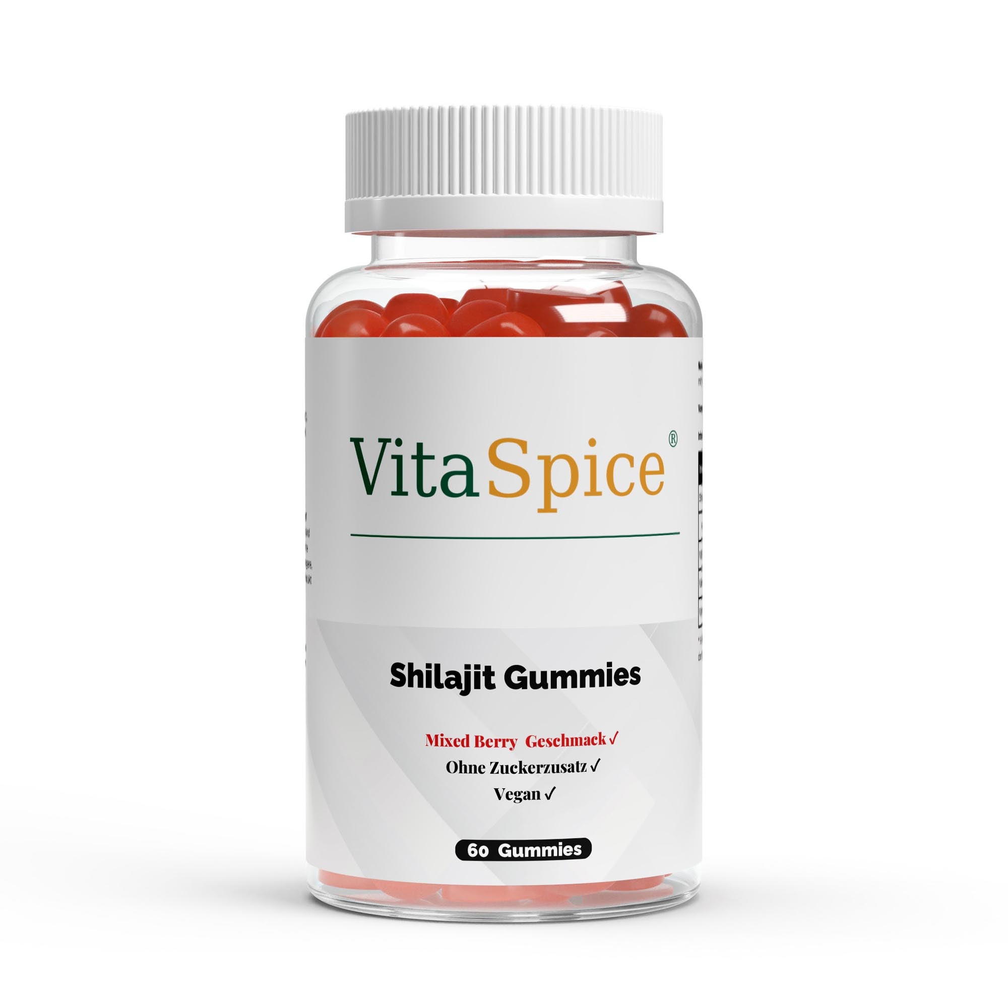 Premium Shilajit Gummies 1000 + Vitamin C,B6, B12 - 60 Stk