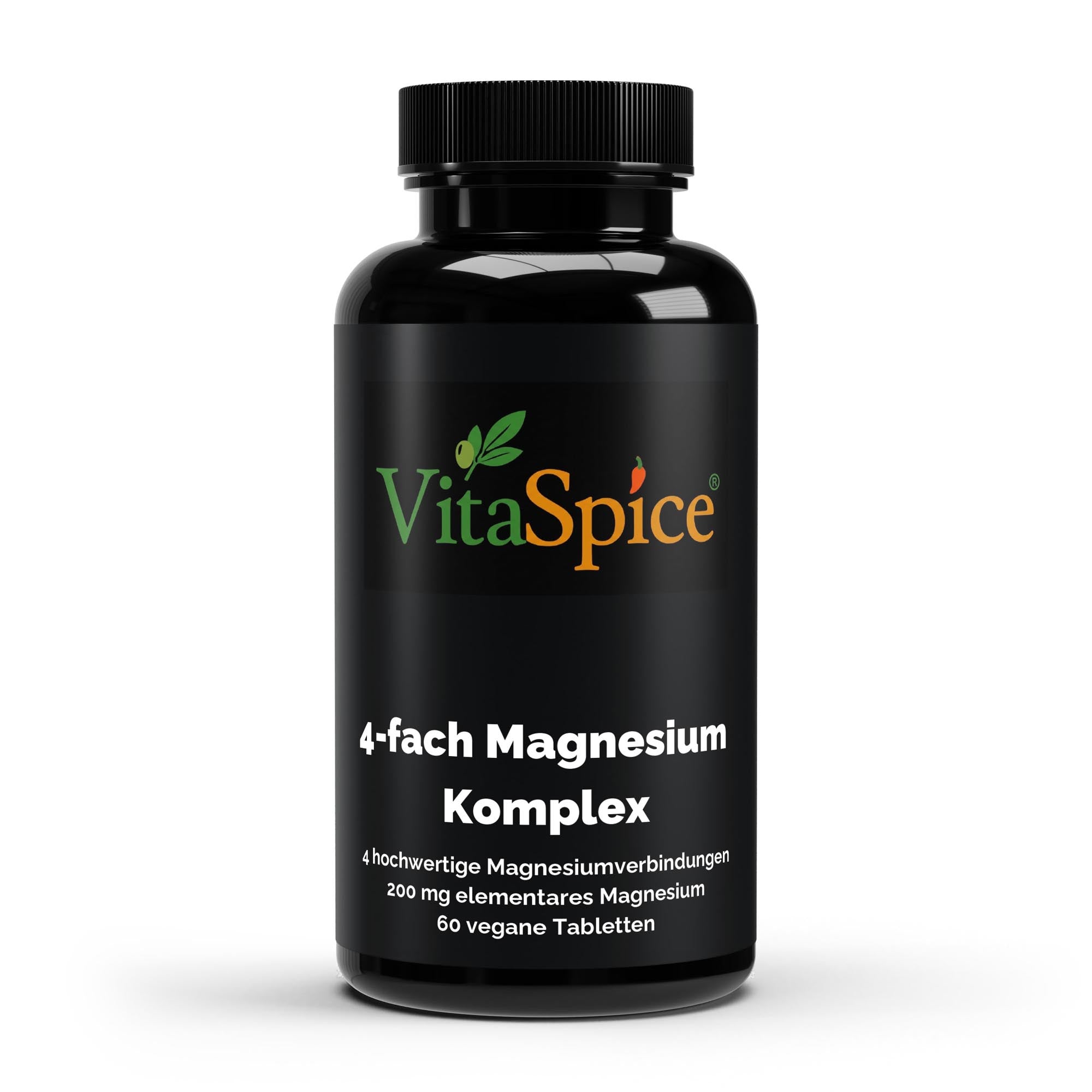 Magnesium 4fach Komplex - 60 vegane Tabletten