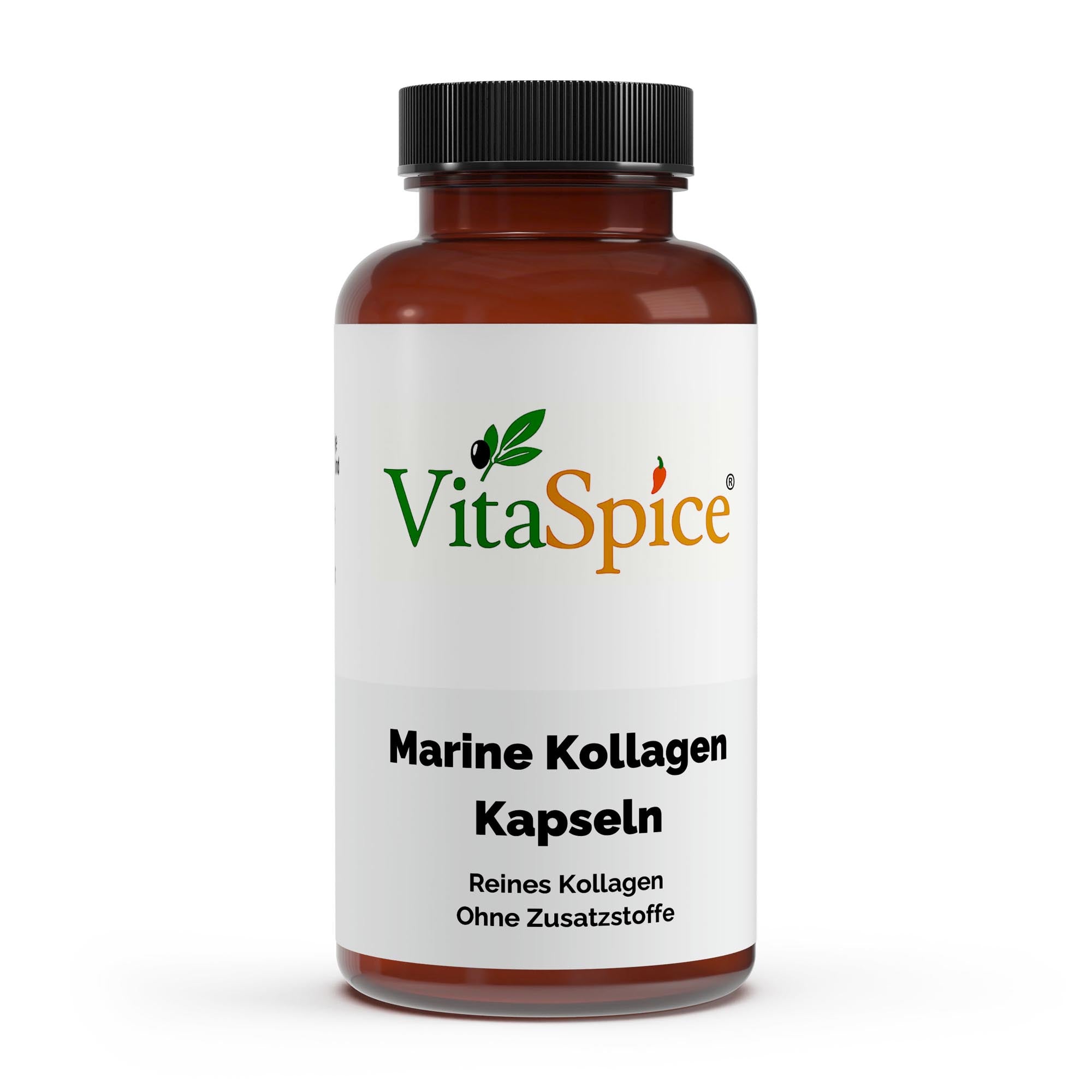 Marine Kollagen Peptide Dose Vorderseite - Fisch Kollagen für Haut Haare Nägel