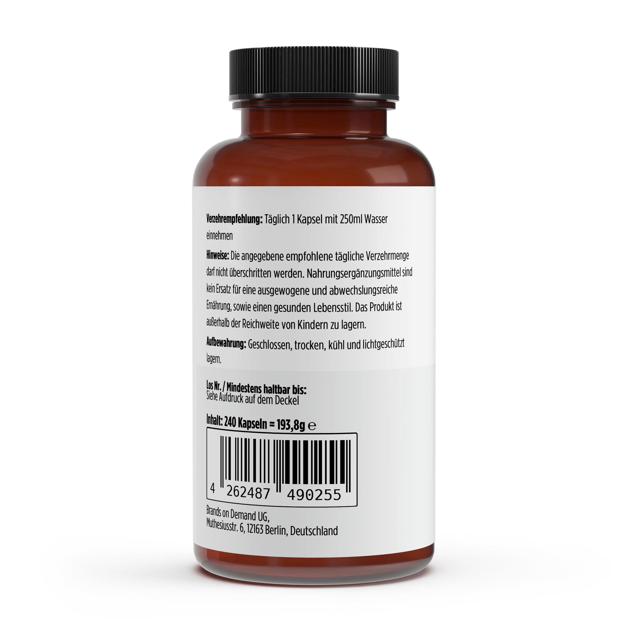 Gepuffertes Vitamin C mit Magnesium Inhaltsstoffe - Vitamin C Magnesium Übersicht
