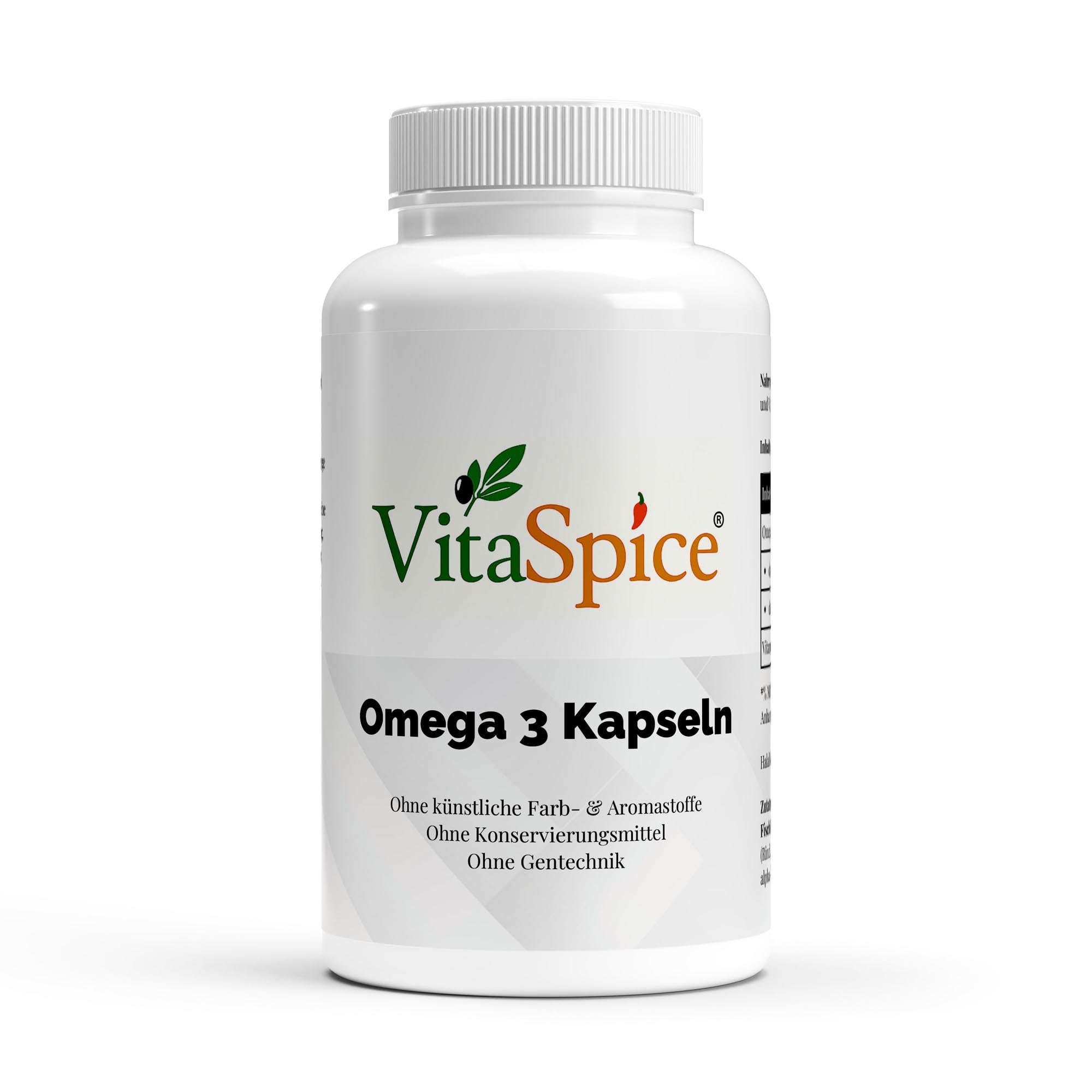 Omega 3 Triglyceride Halal Dose Vorderseite - EPA DHA hochdosiert halal zertifiziert