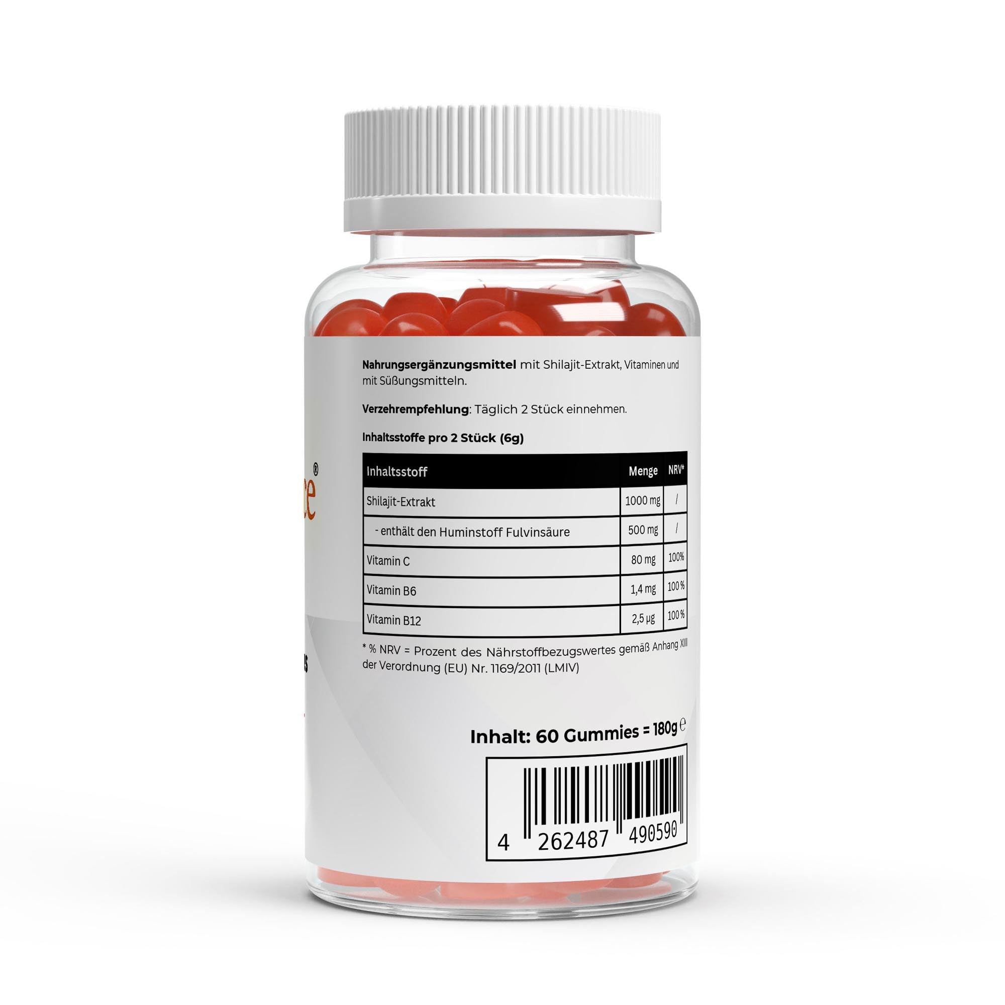 Premium Shilajit Gummies Anwendung - Tägliche Dosierung