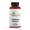 Gepuffertes Vitamin C mit Magnesium Nahaufnahme - Kapseln Detail