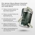 BasenAgil Säure-Basen-Haushalt – Gesundheitliche Vorteile: Immunsystem, Energiestoffwechsel, Müdigkeit, rote Blutkörperchen – 90 vegane Kapseln AgilPharma