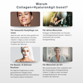 Collagen+HyaluronAgil Boost Zielgruppen: bewusste Hautpflege, aktive Menschen, Beauty- und Selfcare-Routinen