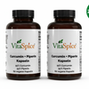 Curcuma 95% Curcumin + Piperin 2er-Pack Bundle - 2 Monate Vorrat mit 10% Mengenrabatt