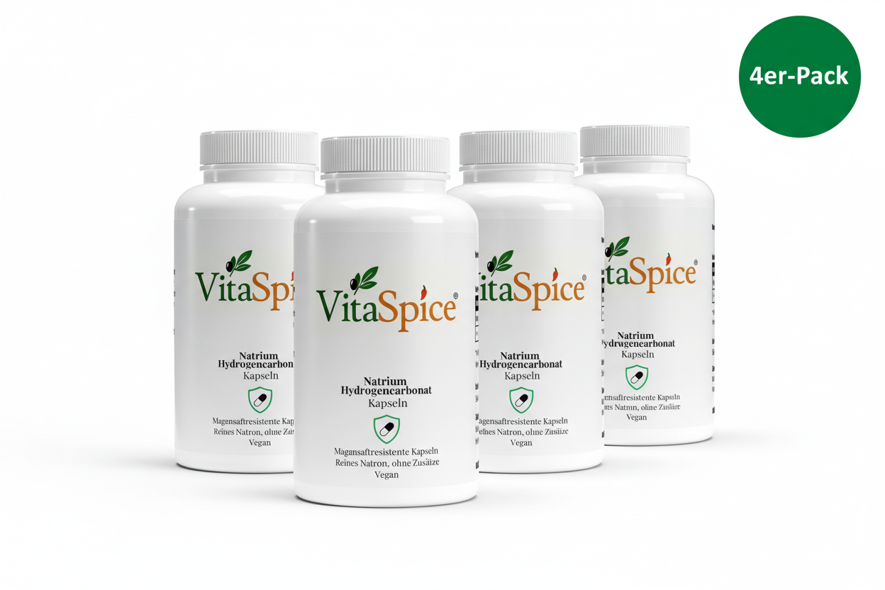 Natrium Hydrogencarbonat 4er-Pack Bundle - 4 Monate Vorrat mit 20% Mengenrabatt