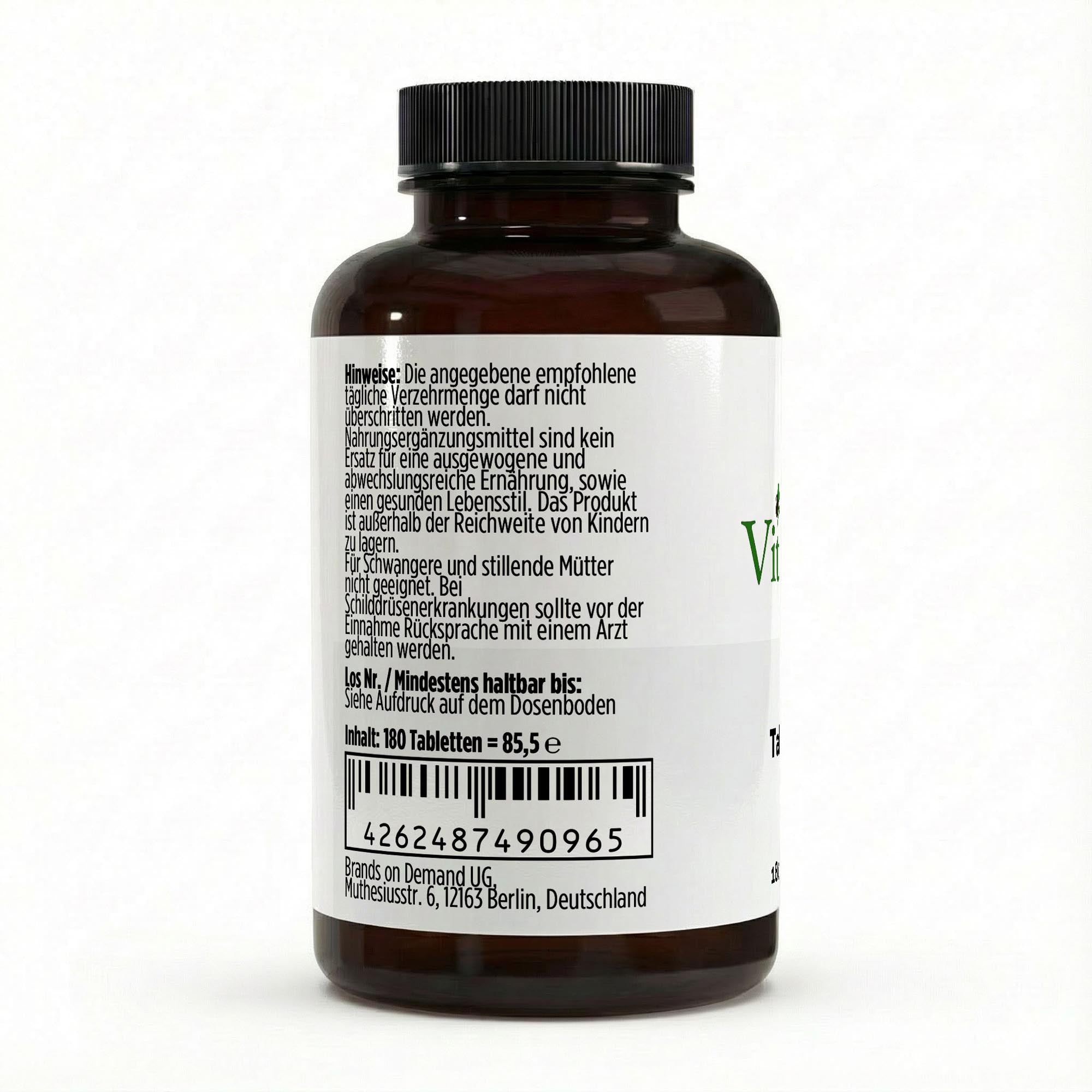 Premium Jod Tabletten Anwendung - Tägliche Nahrungsergänzung für Schilddrüsenfunktion und Energie
