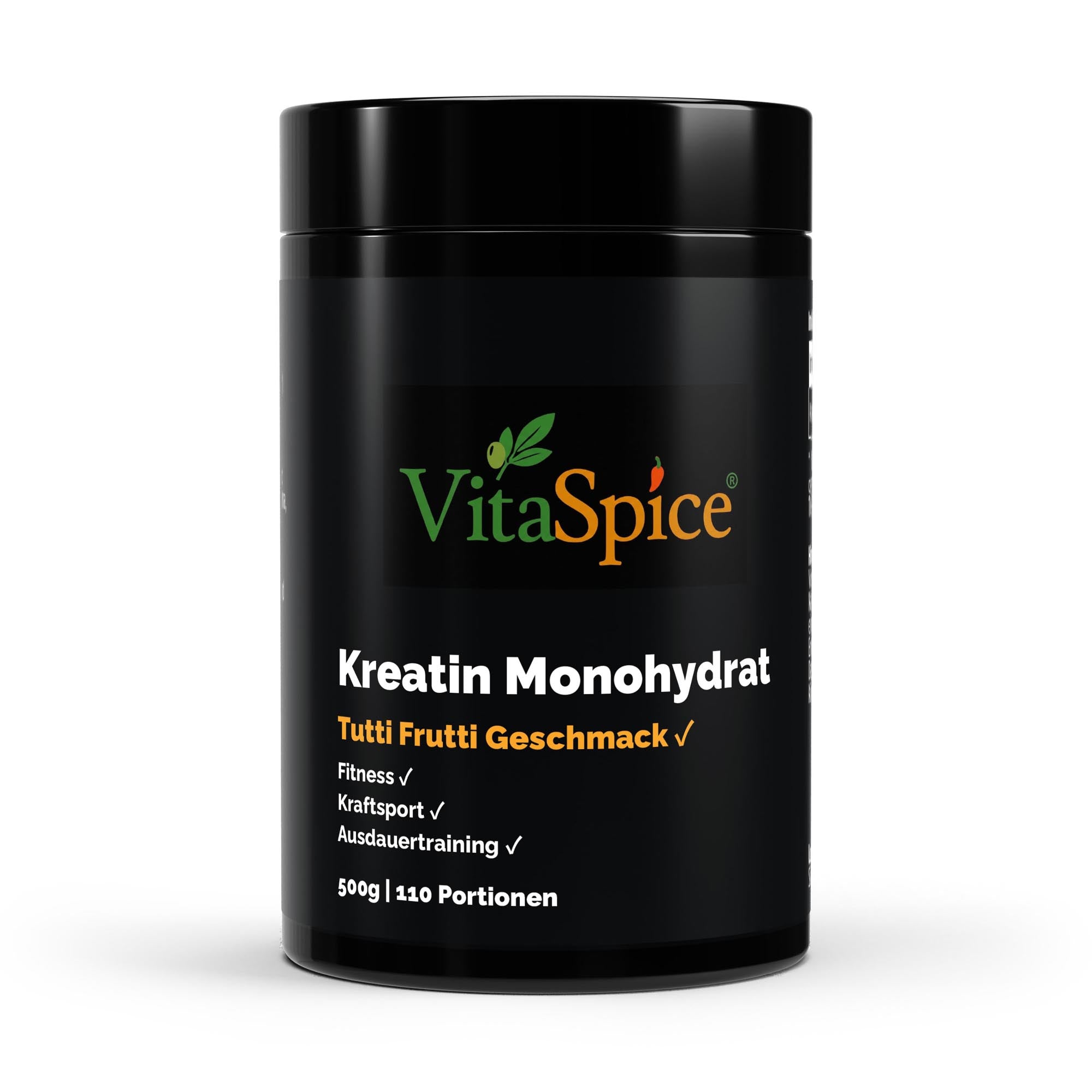 VitaSpice Kreatin Monohydrat Tutti Frutti 500g – Premium Creatine Pulver für Muskelaufbau und Krafttraining