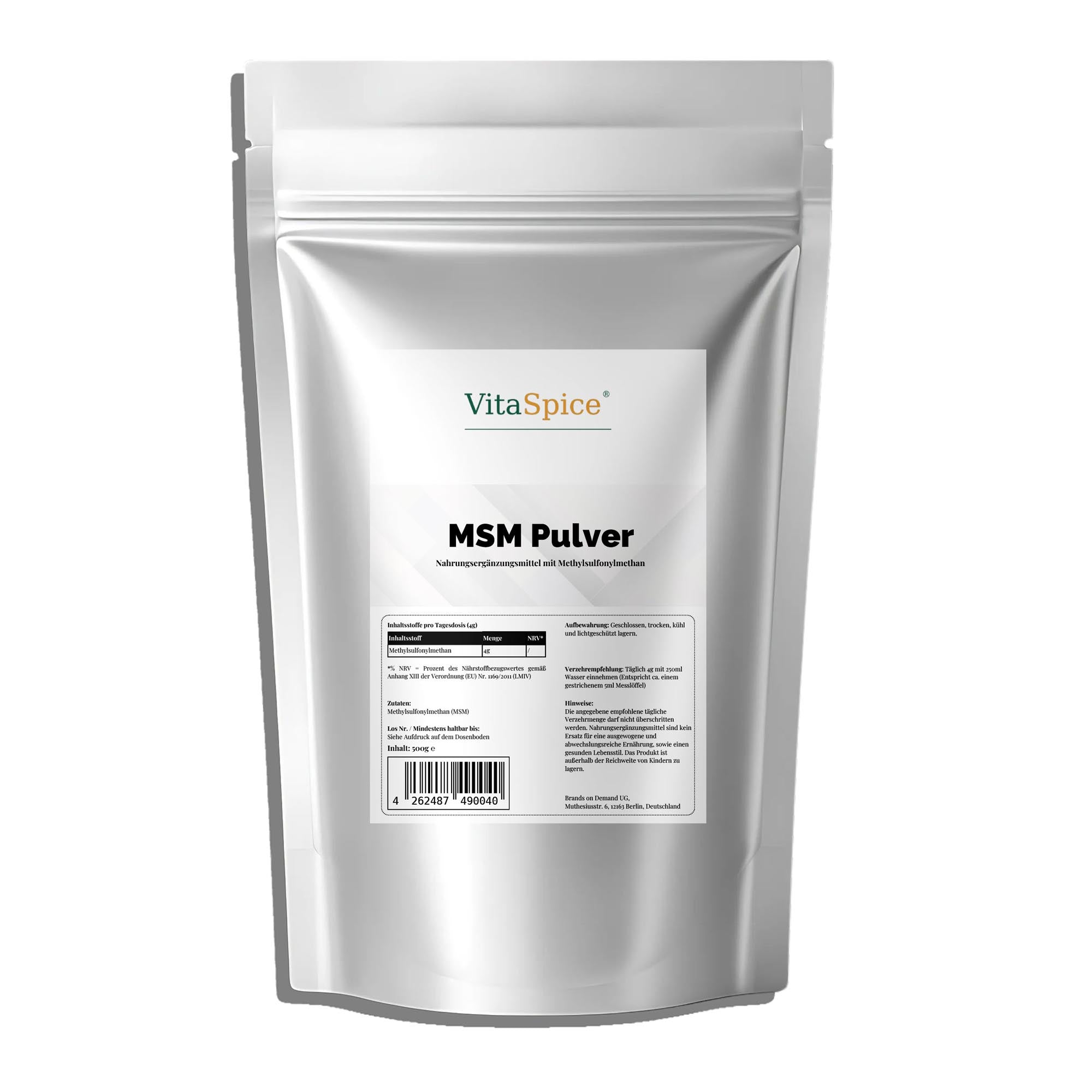 MSM Pulver - 500g