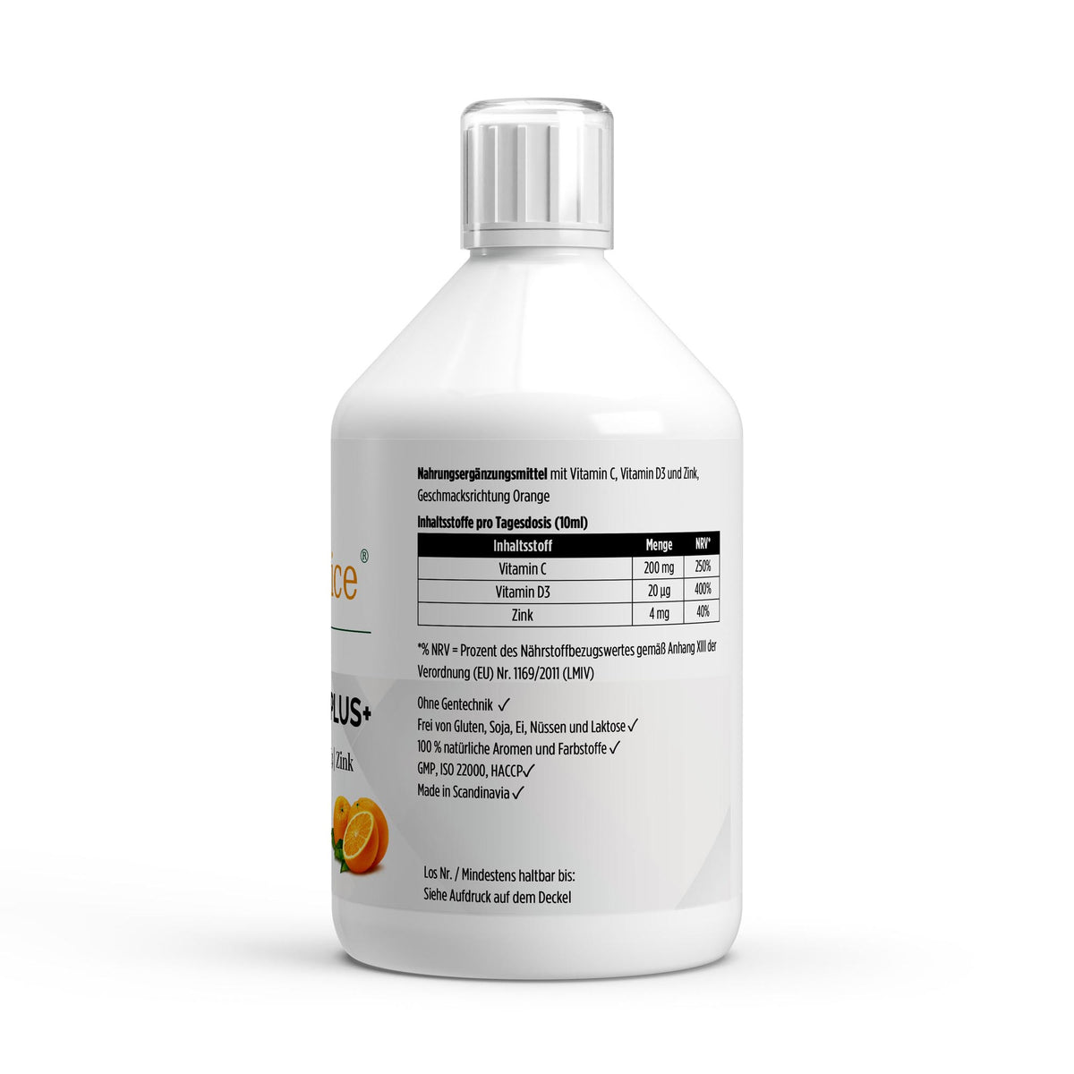 VitaSpice Vita Shield PLUS+ Shots, Fresh Orange, 500 ml - Produktansicht 2 von 3