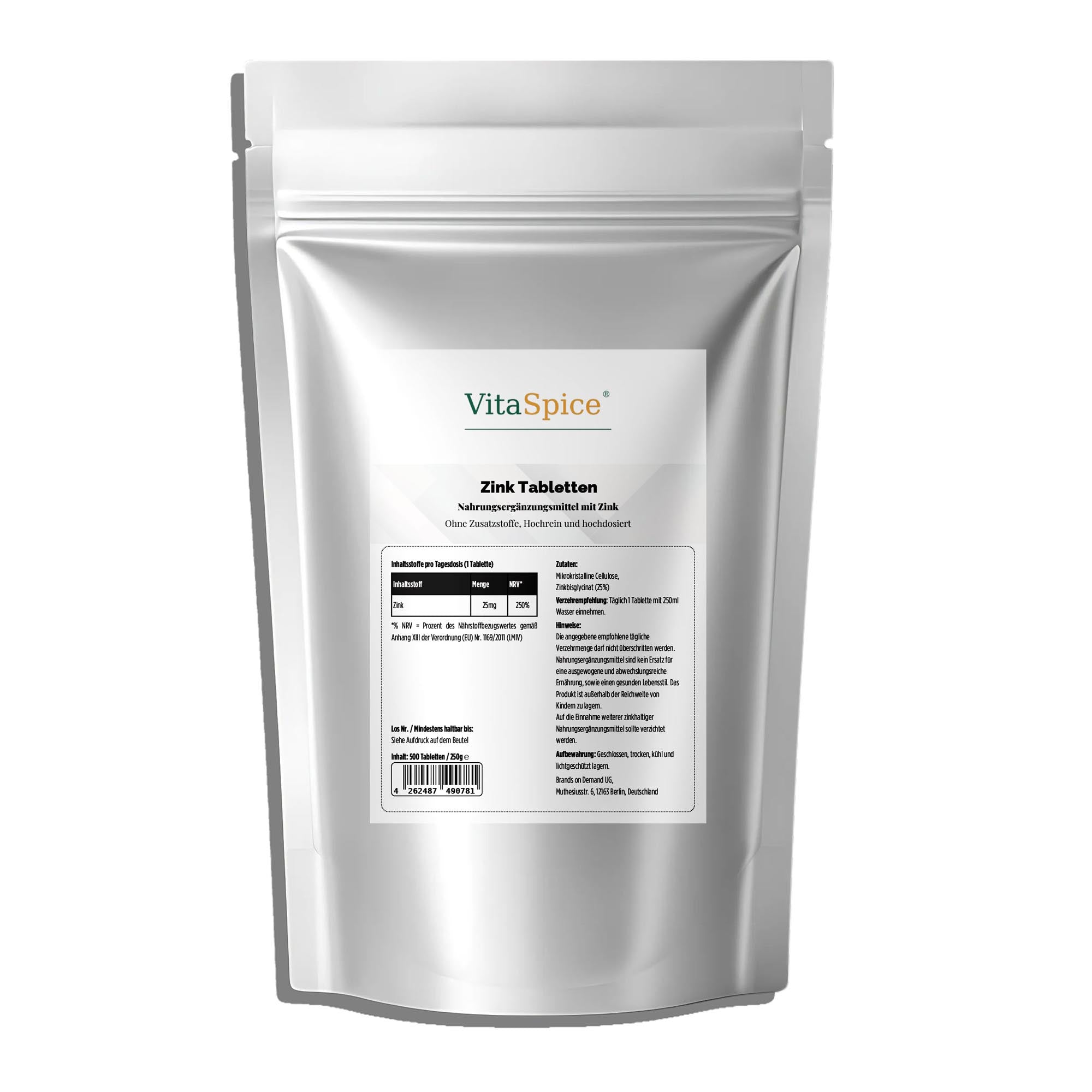 VitaSpice Zink Tabletten Doypack
