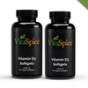 Vitamin D3 3000 IE 2er-Pack Bundle - 2 Monate Vorrat mit 10% Mengenrabatt