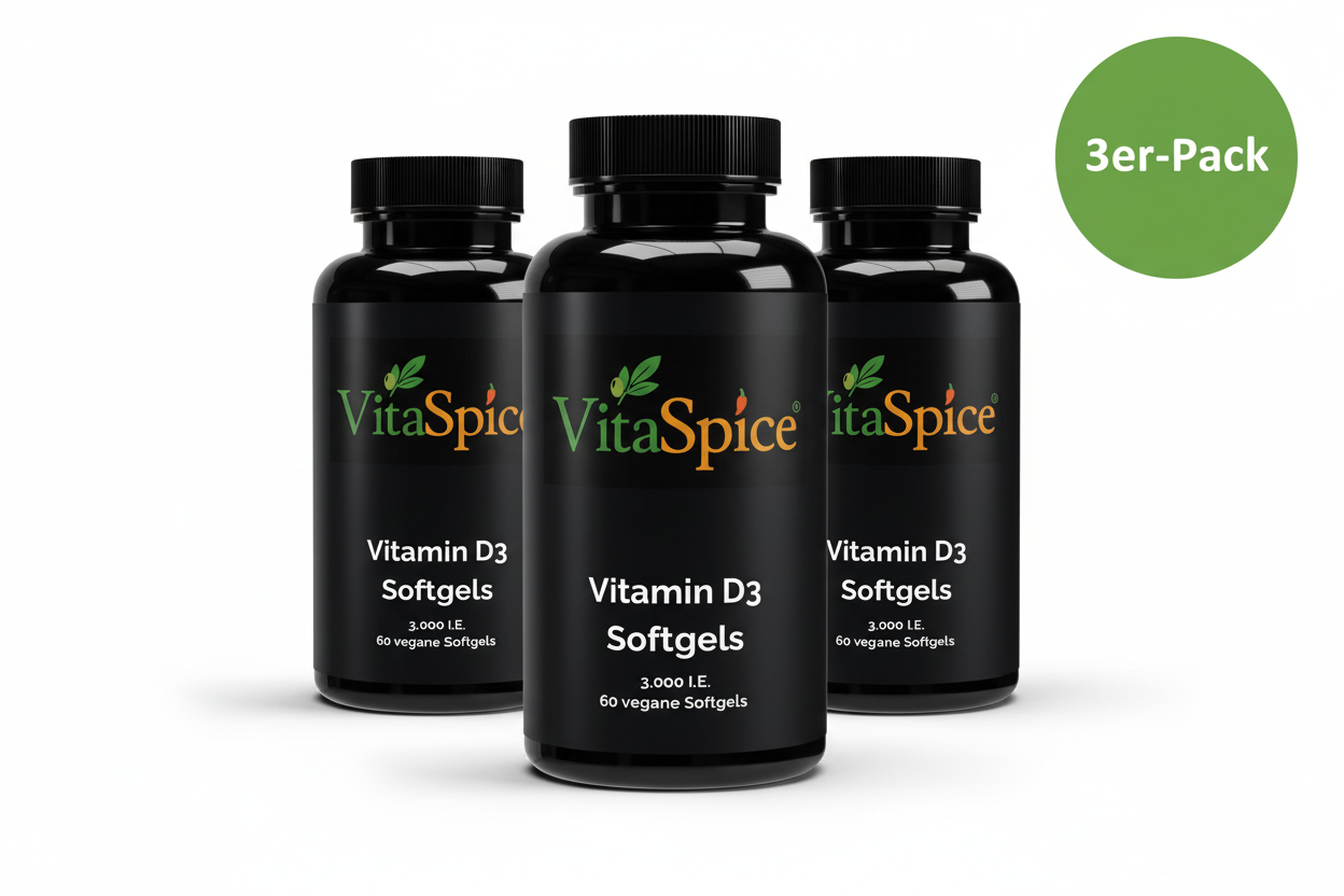 Vitamin D3 3000 IE 3er-Pack Bundle - 3 Monate Vorrat mit 15% Mengenrabatt