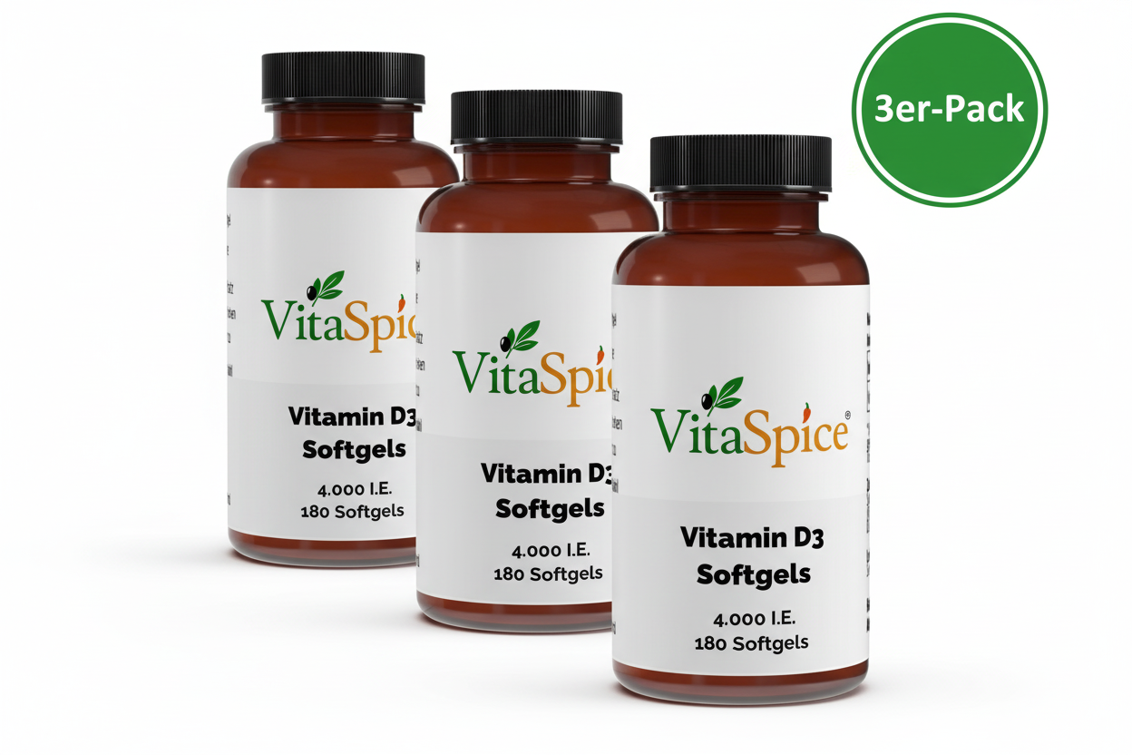 Vitamin D3 4000 IE 3er-Pack Bundle - 3 Monate Vorrat mit 15% Mengenrabatt