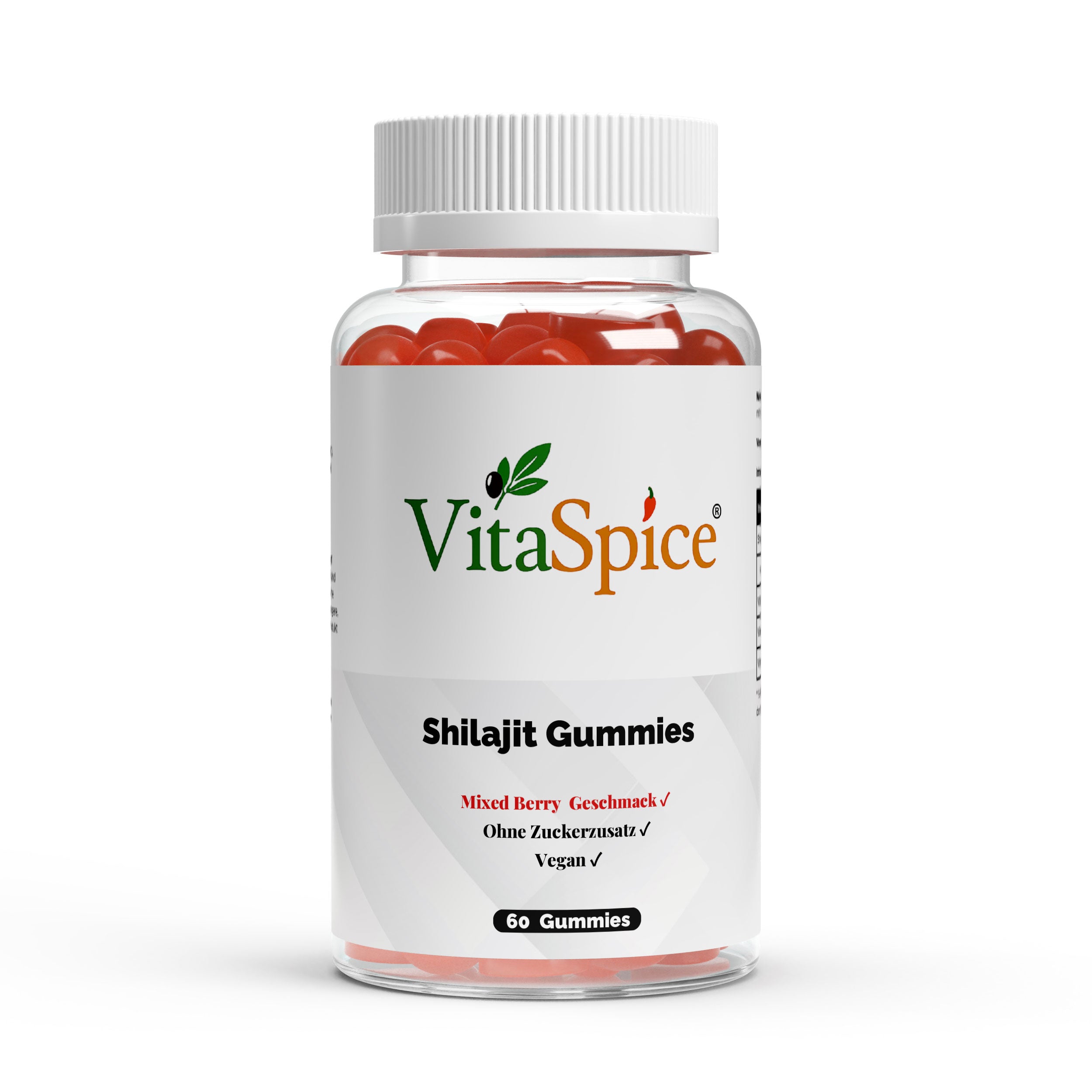 Premium Shilajit Gummies 1000 + Vitamin C,B6, B12 - 60 Stk