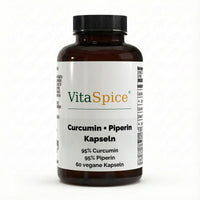 Curcuma 95% Curcumin + Piperin - 60 vegane Kapseln