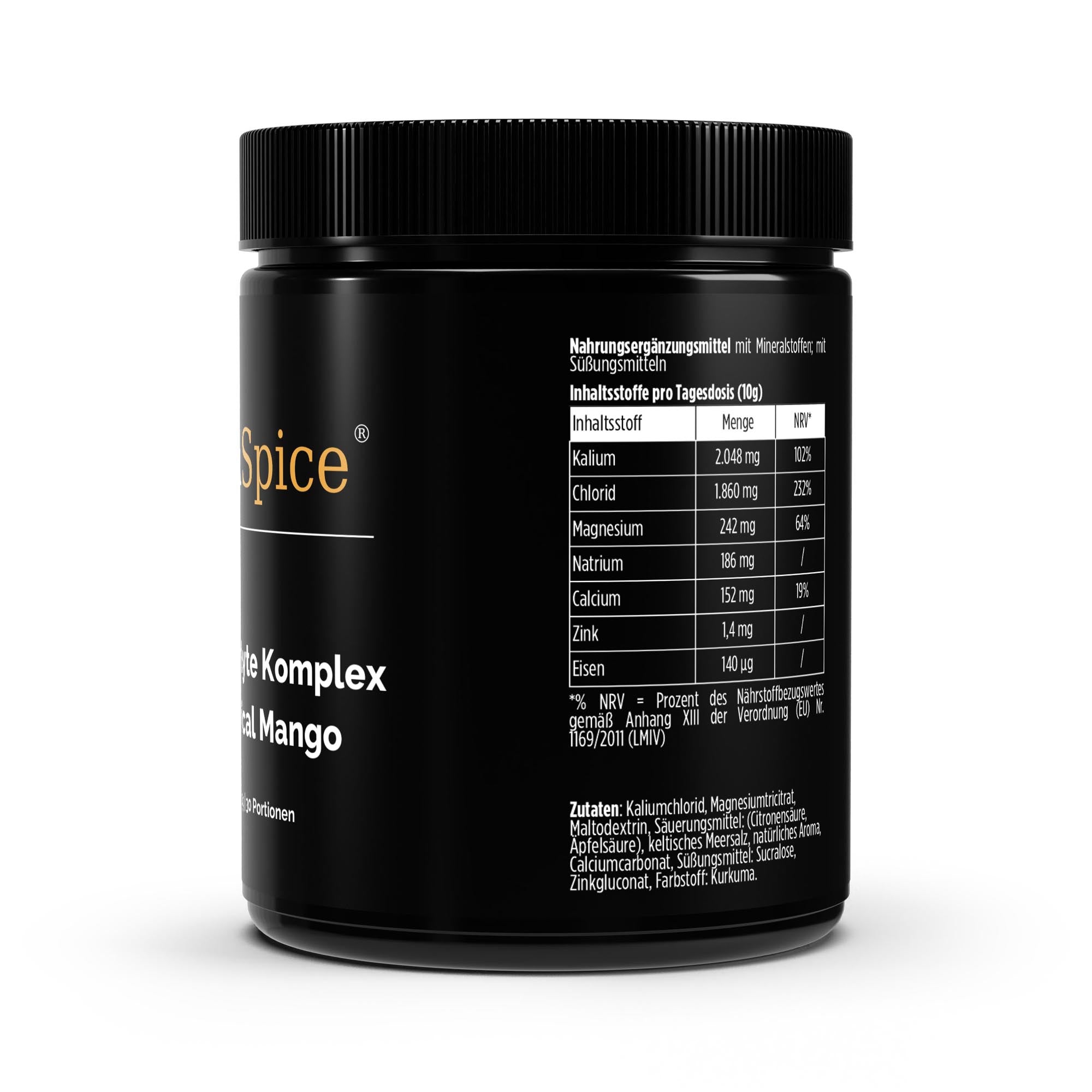 Elektrolyte Pulver Tropical Mango – für Sport & Hydration – Ansicht 3/3