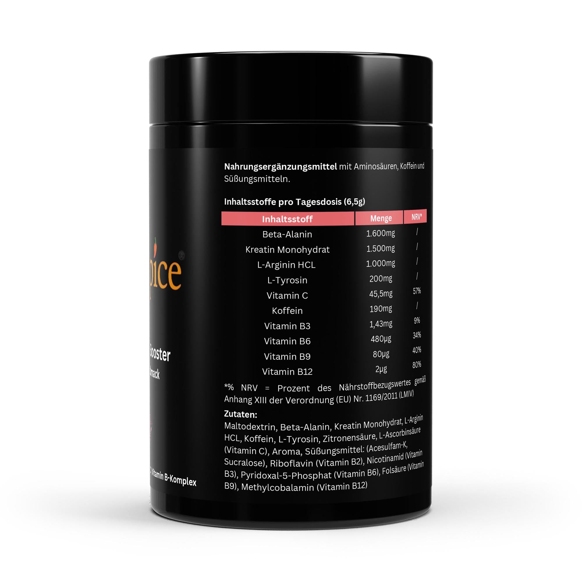 Booster Himbeere Anwendung - Einnahme vor dem Training für Energie