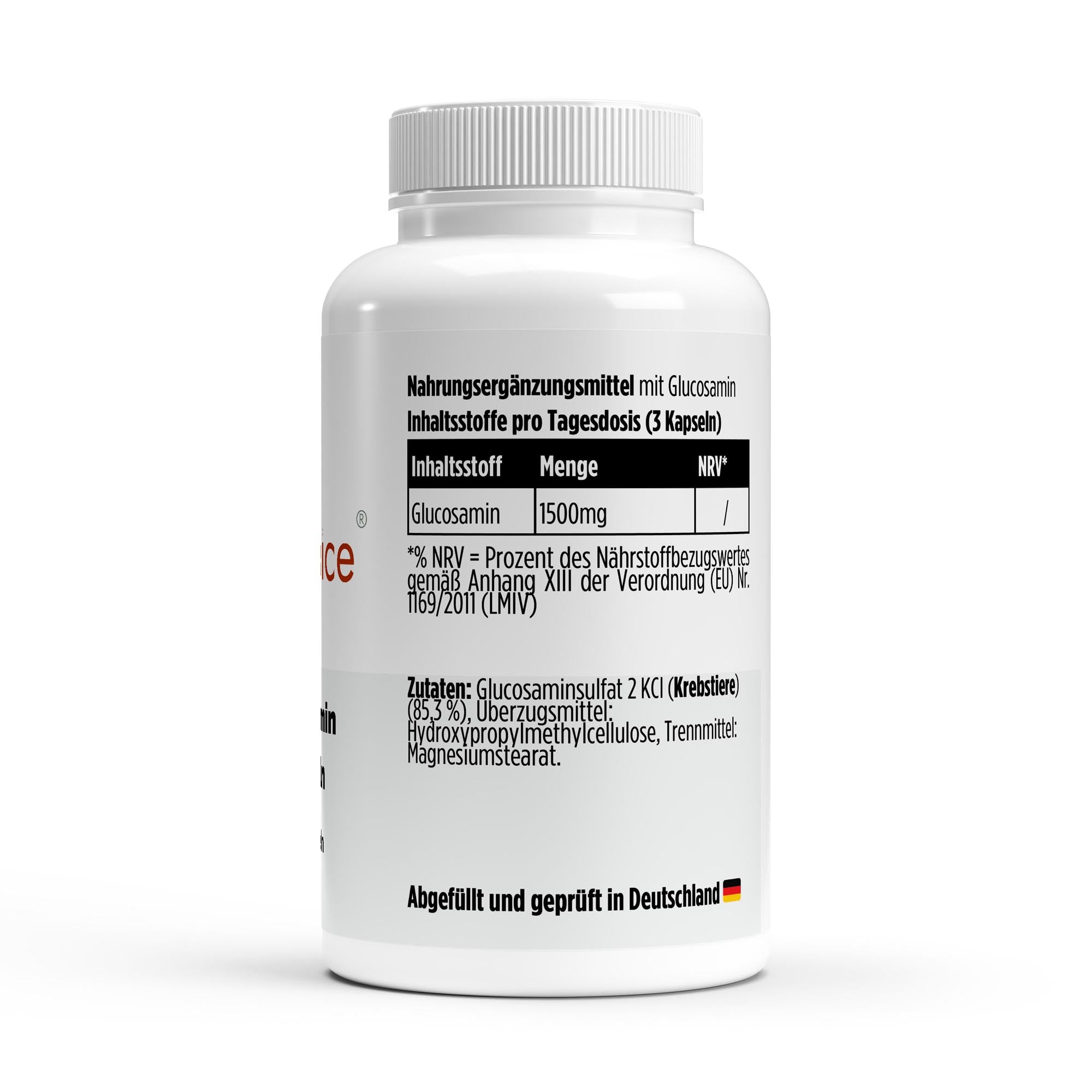 Glucosamin 500mg Kapseln – für Gelenke & Beweglichkeit – Ansicht 2/3