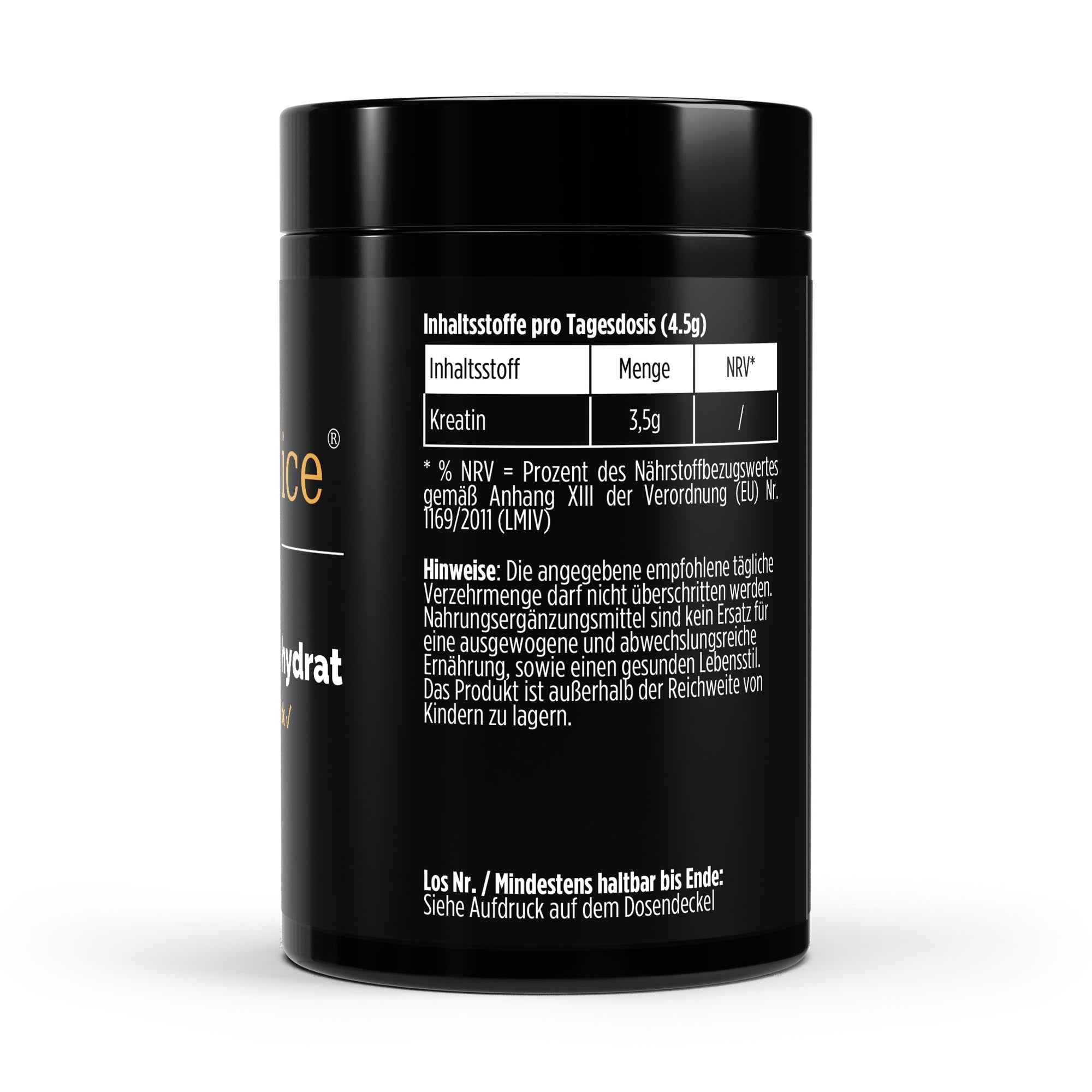 Kreatin Monohydrat Tutti Frutti – reines Creatine Pulver für Kraft & Muskelaufbau – Ansicht 2/3