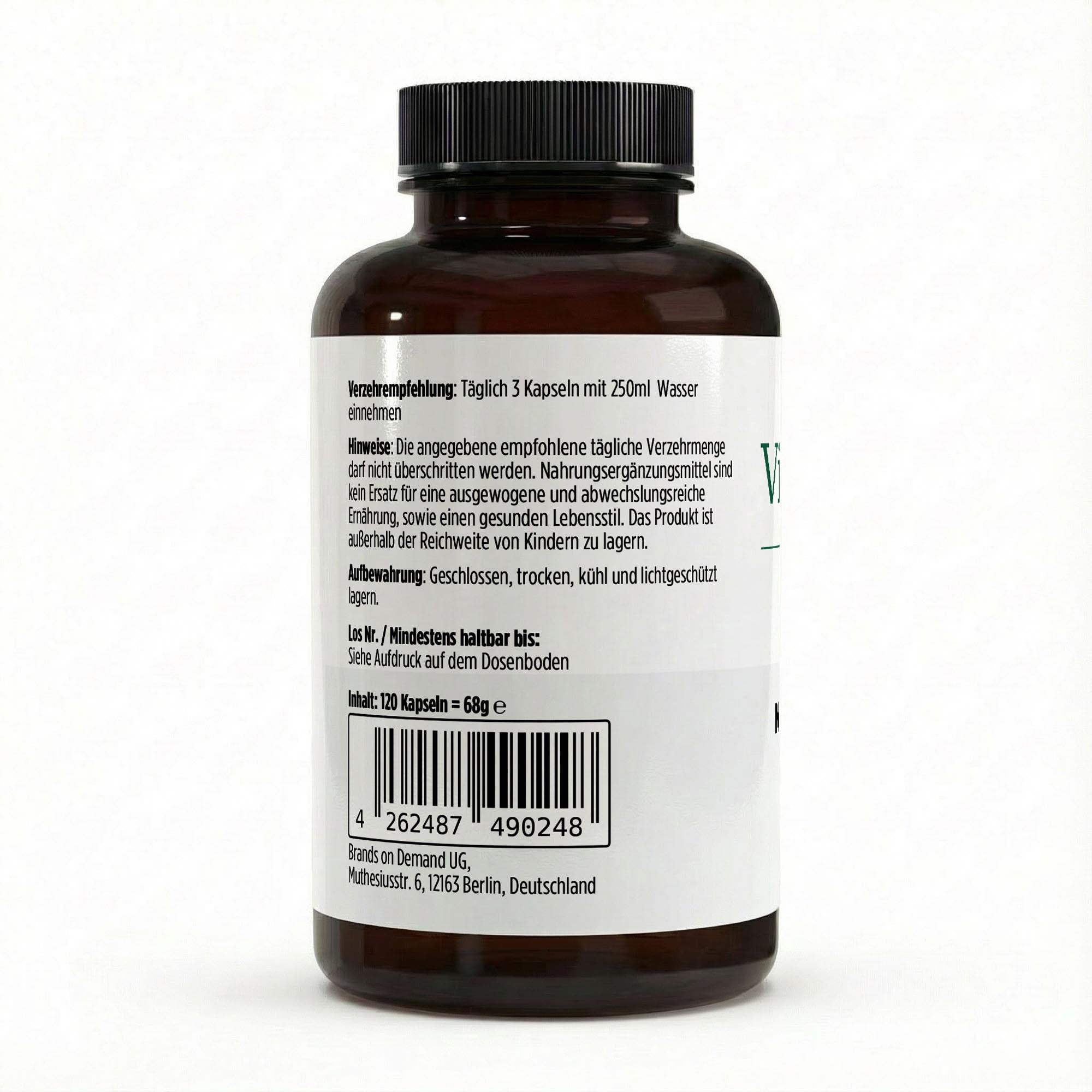 Marine Kollagen Peptide 2000-5000 DA – Typ 1 aus Fisch für Haut, Haare & Nägel – Ansicht 3/3