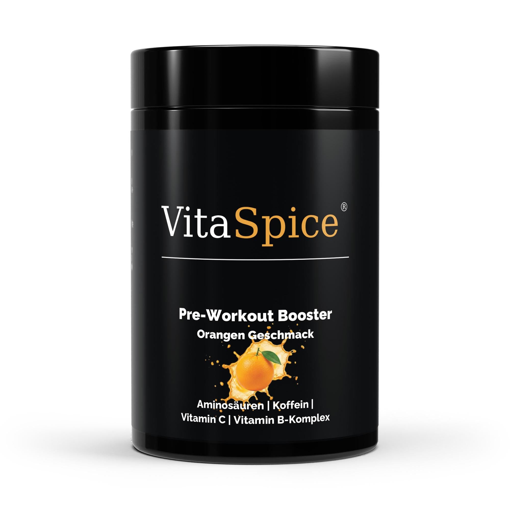 Pre-Workout Booster Orange – mit Beta-Alanin & Koffein für Energie & Pump – Ansicht 1/3